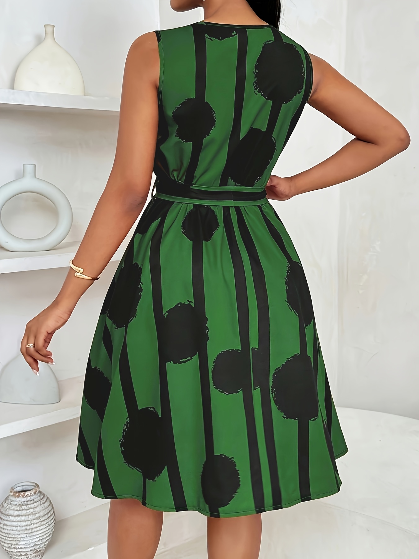 Summer Clothing For 60 Year Old Woman - Women's Oversized Woven Dress Casual Bohemian