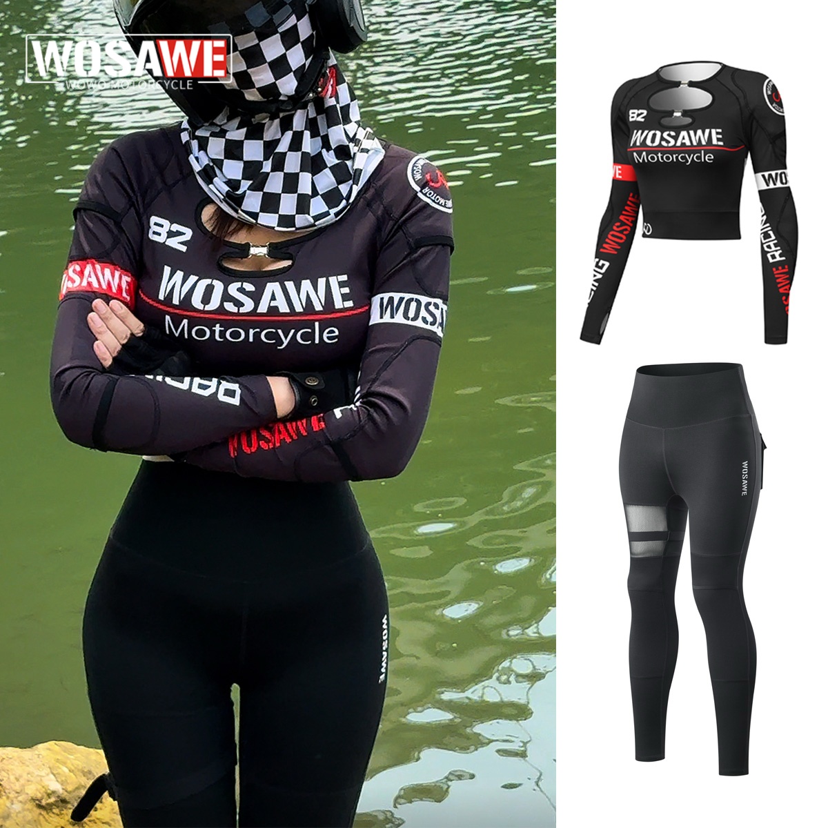 Summer Light Clothing - WOSAWE Summer Women Slim Motorcycle Jacket