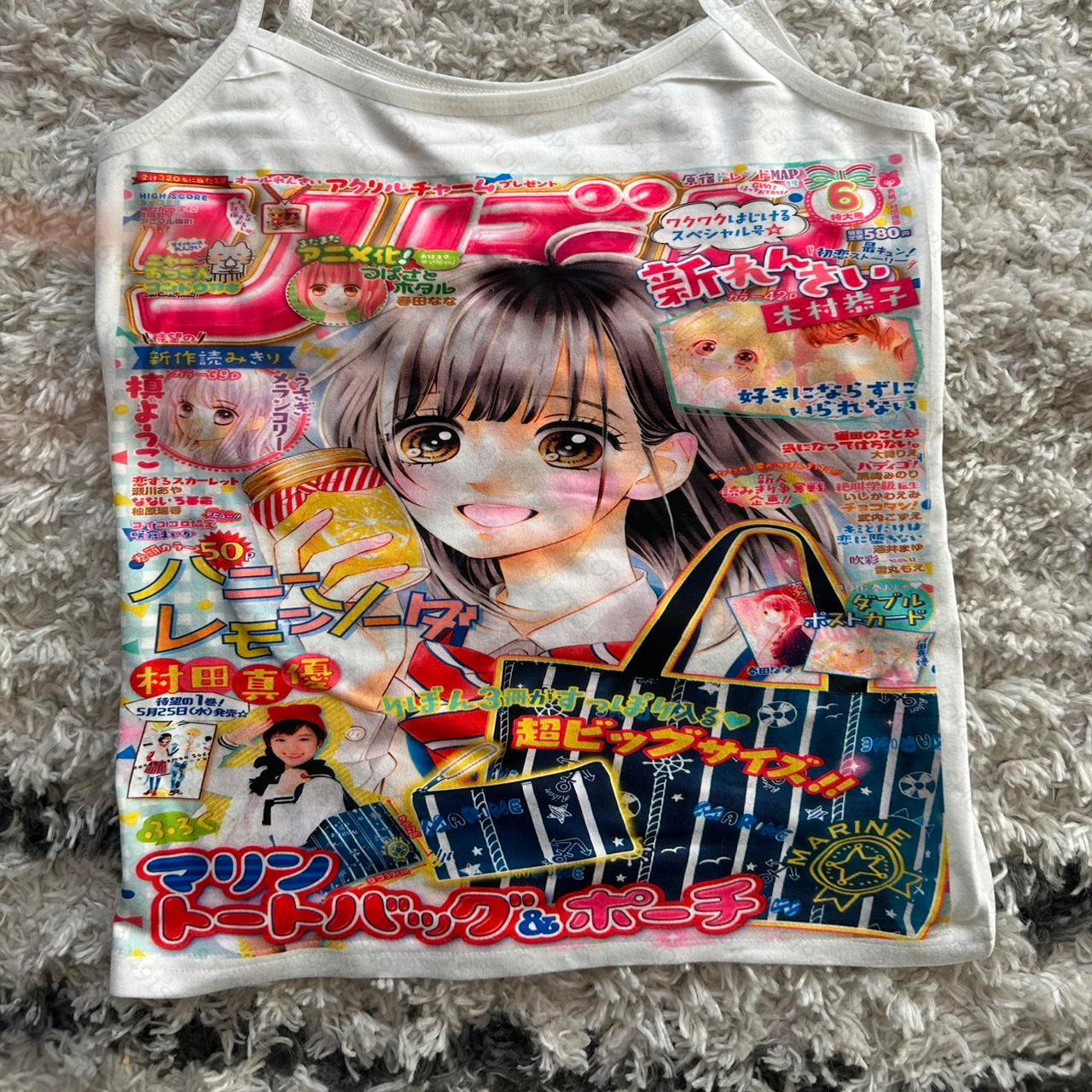 Summer Clothing Reviews - Crop Top Anime Print Sexys Clothes