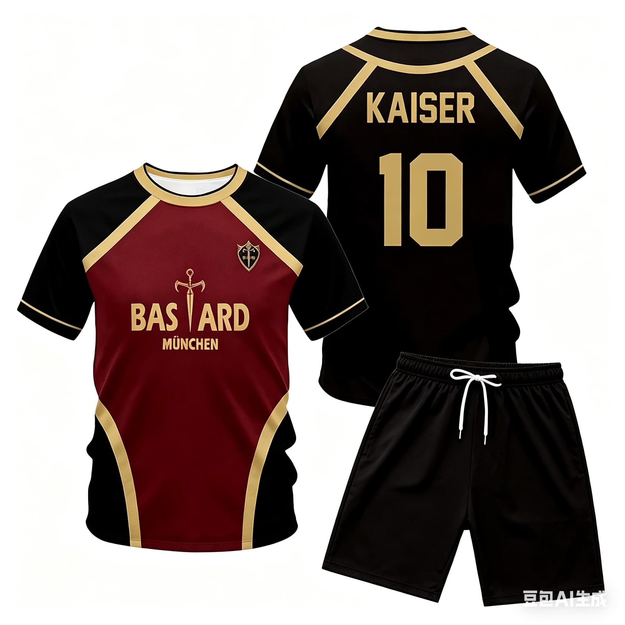 Summer Clothing Men Fashion - Anime Kaiser Jersey Set Japanese Anime