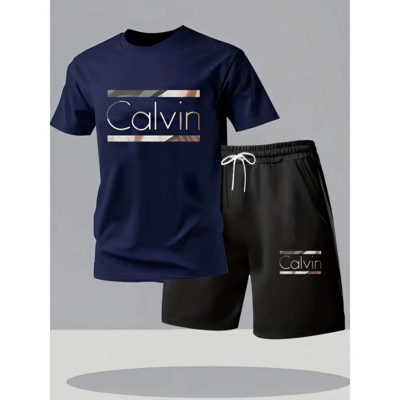 Summer Clothing Men Fashion - Summer round Neck Short Sleeve Top