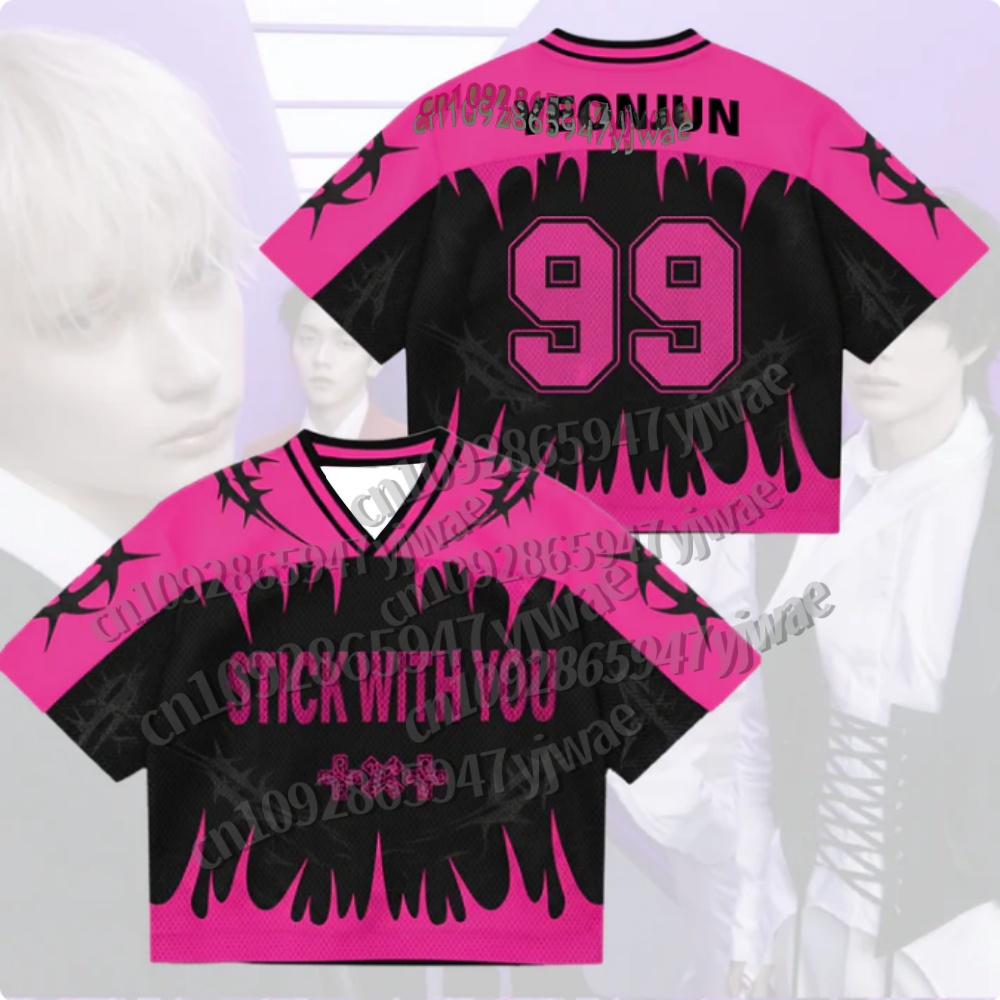 Summer Clothing Men Fashion - 26 Summer Men's&Women's Album TXT Jersey
