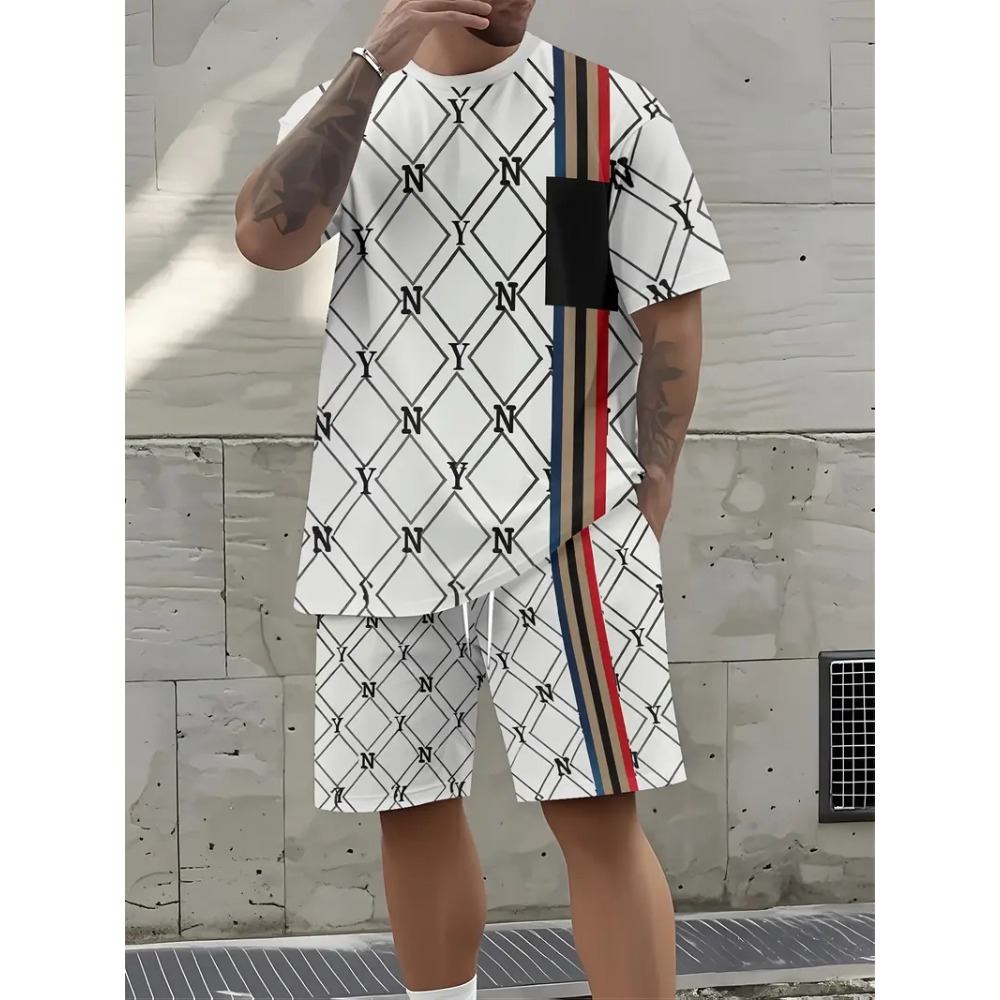 Summer Clothing Styles Men - 2026 Summer Men's Clothing Letter Print