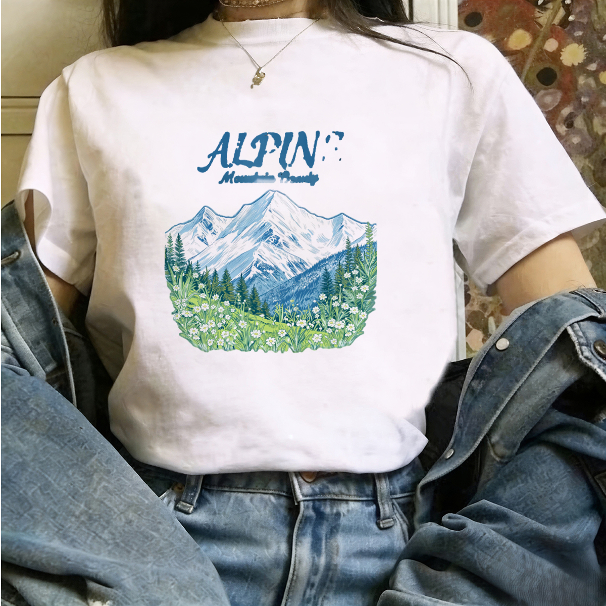 Summer Clothing Looks - T Shirts Satin Glass Pool V