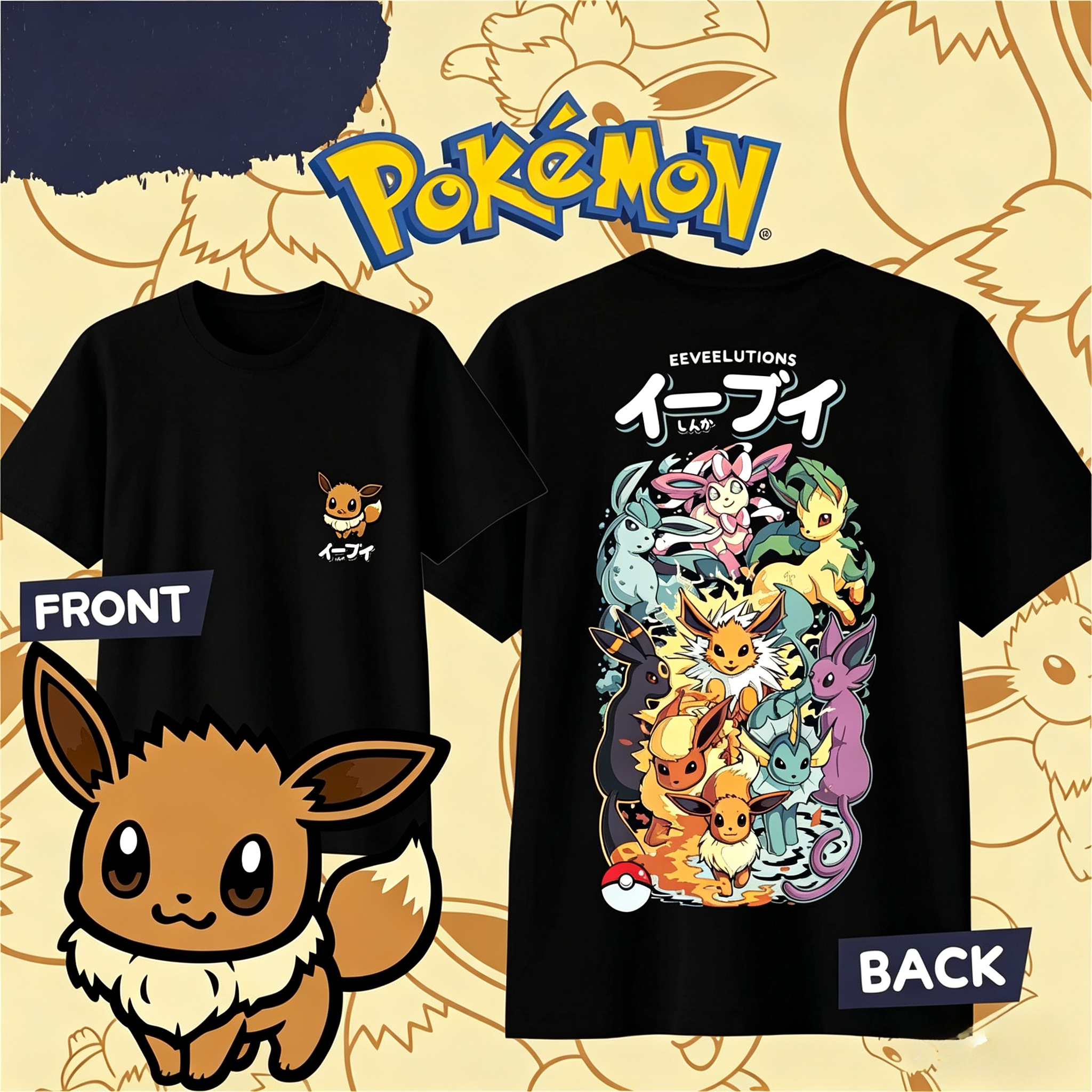 Summer Clothing Men 2025 - 2025 Summer Pokémon Anime Kaos POKEMON