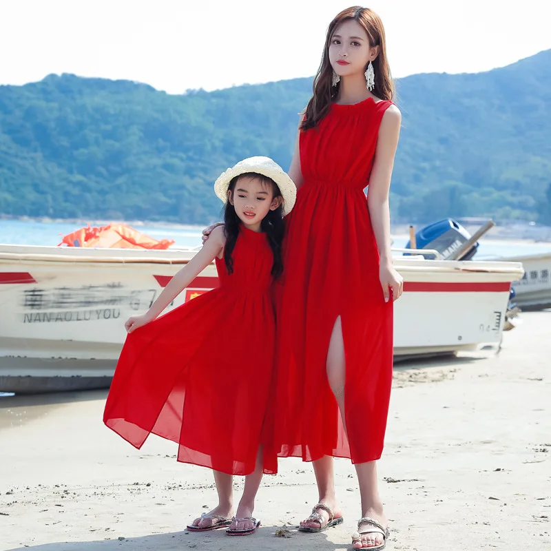 Mom and Girl Baby Vacation Loo - Summer Clothing Looks reseña y precio