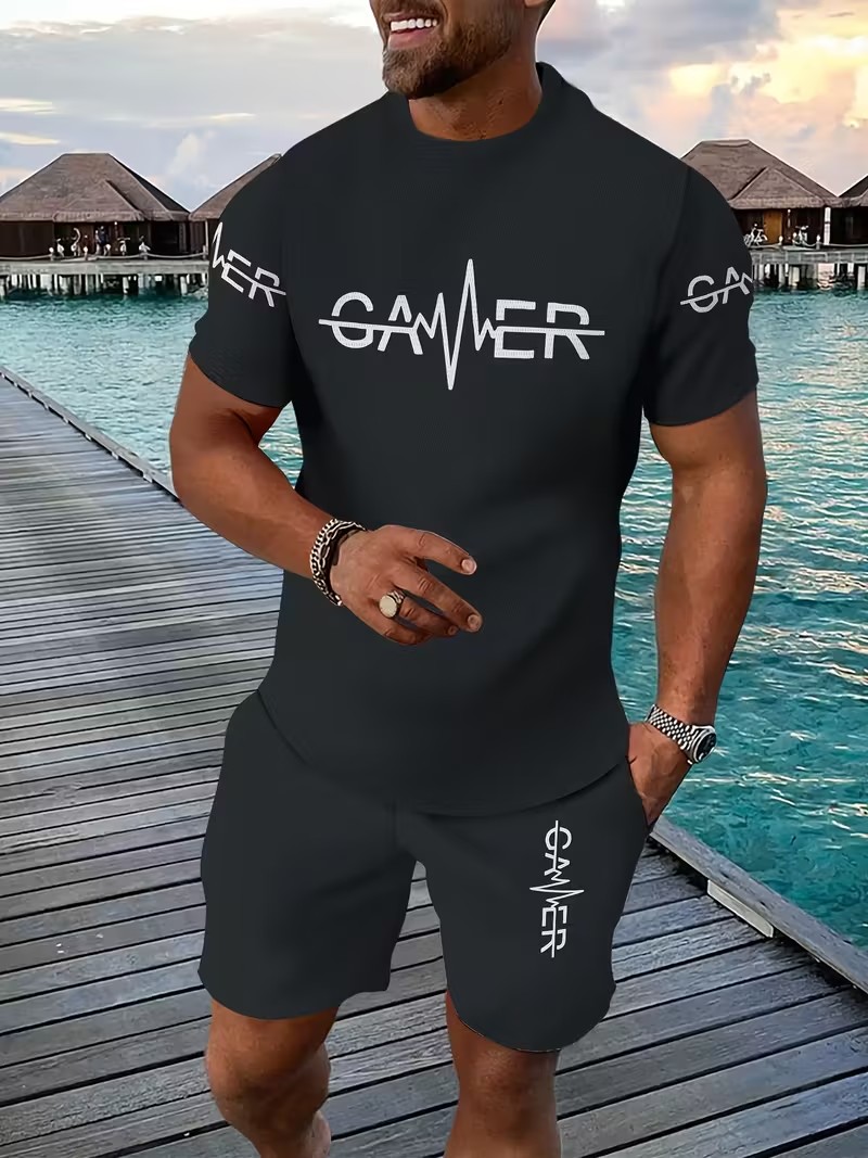 2026 3D Simple Casual Men's T- - Summer Clothing Styles Men reseña y precio