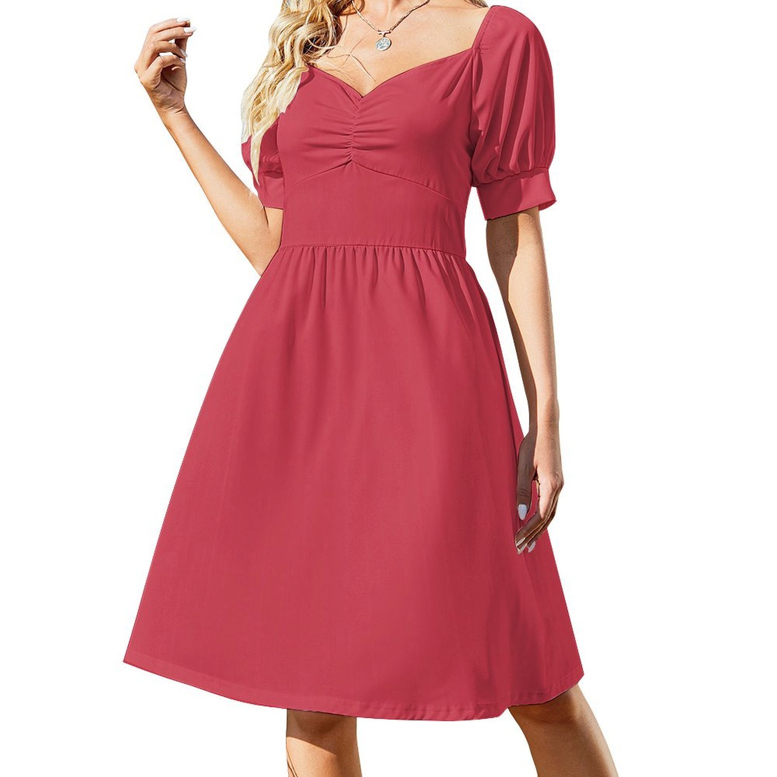 Paprika Floral Smock Dress For - Summer Clothing Colors reseña y precio