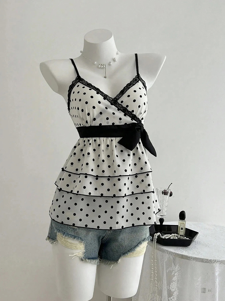French-Style Retro Lace Patchw - Summer Clothing For 60 Year Old Woman reseña y precio