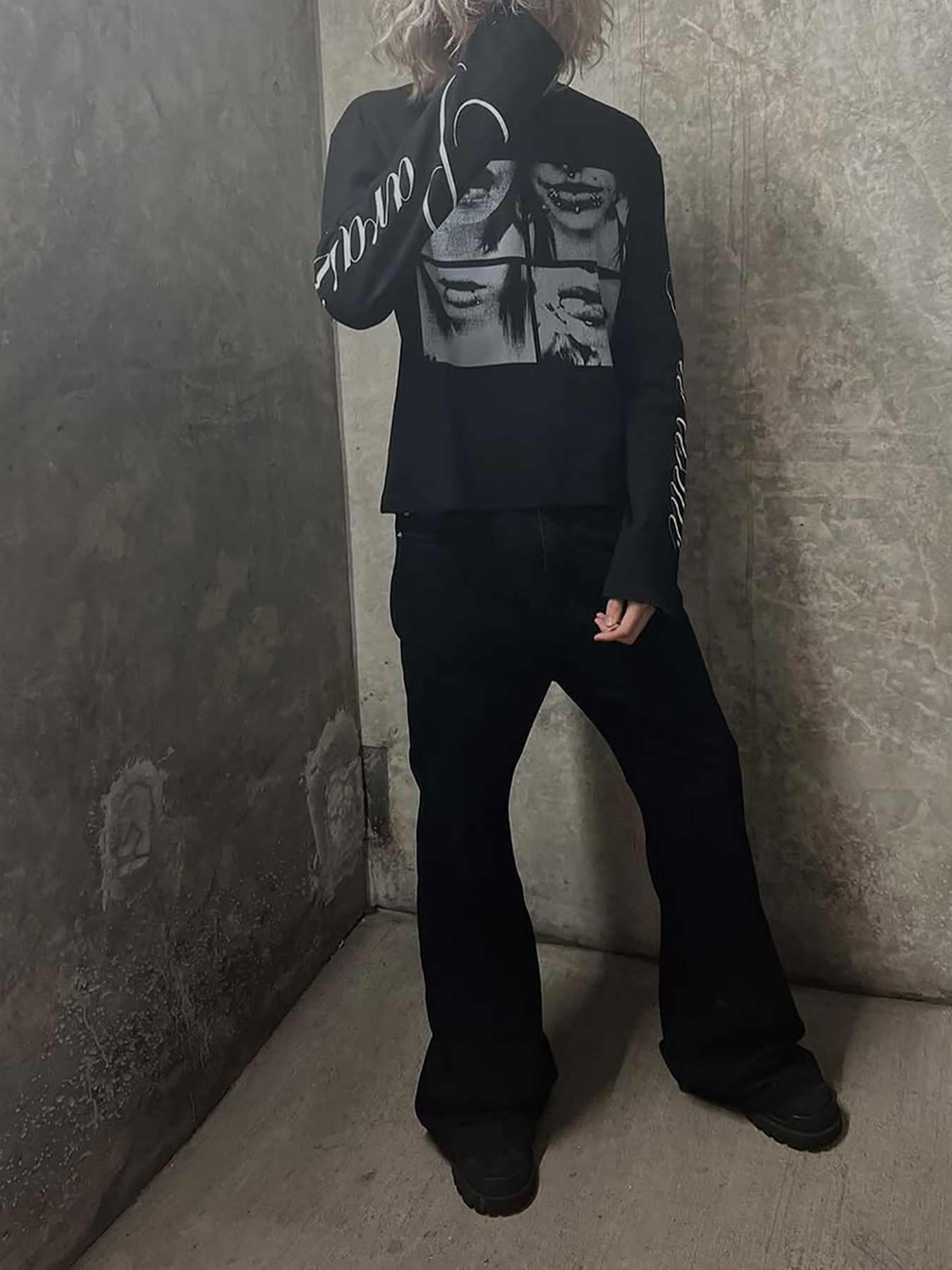 Dark style street punk unisex  - Summer Clothing Long Sleeve reseña y precio
