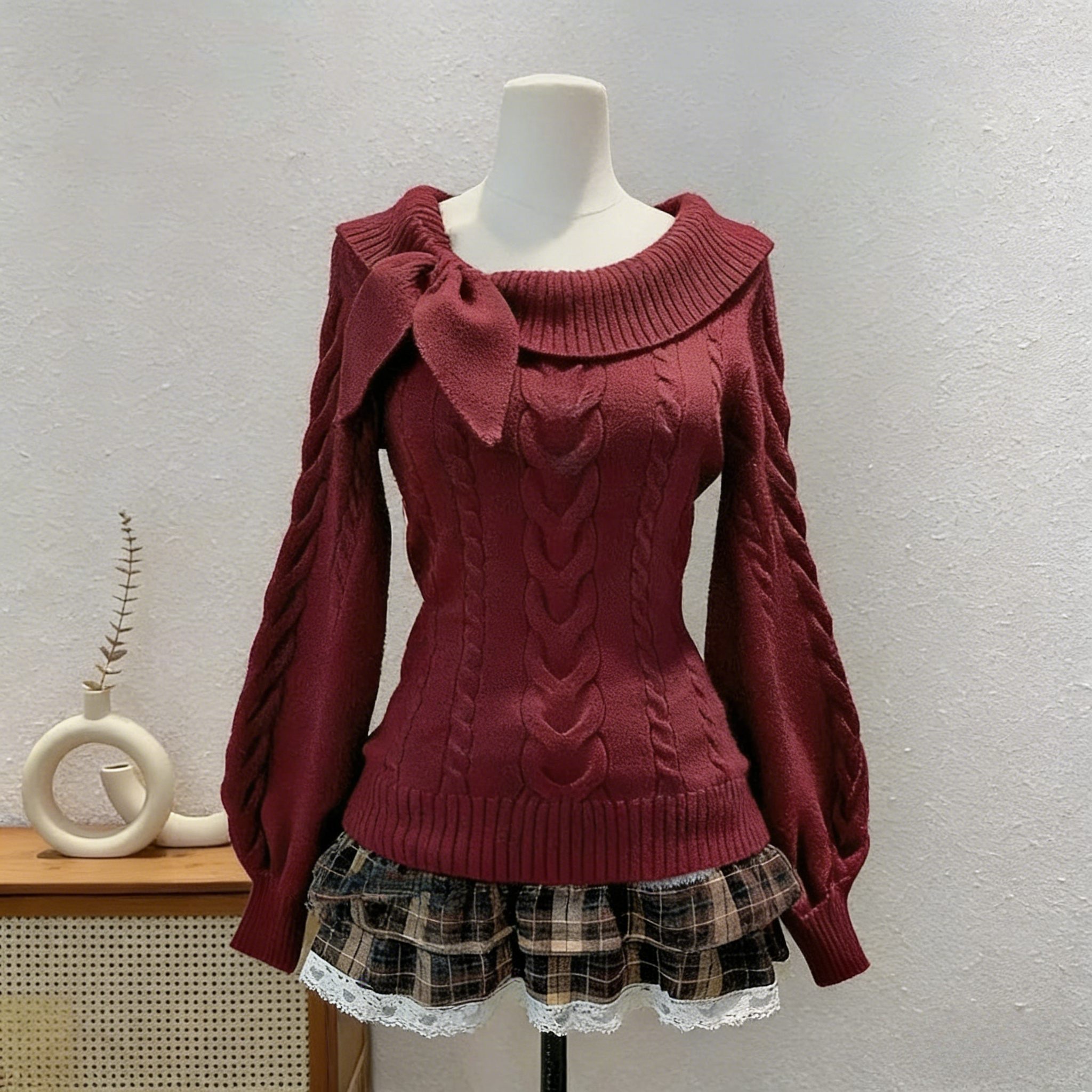 Y2K Korean Sweaters Turn-Down  - Summer Jumper Clothing reseña y precio