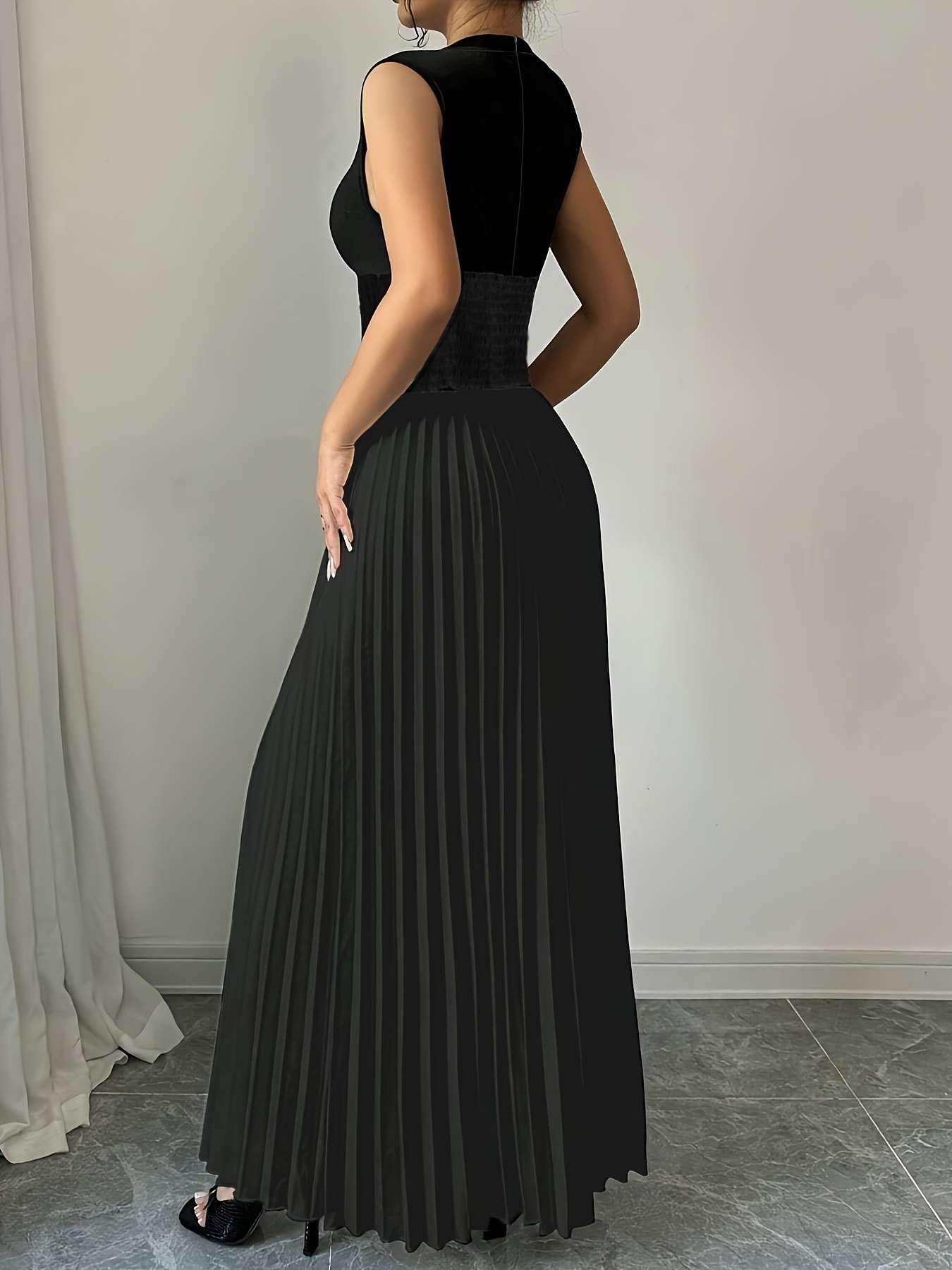 Black Women's Oversized Woven  - Summer Clothing For 60 Year Old Woman reseña y precio