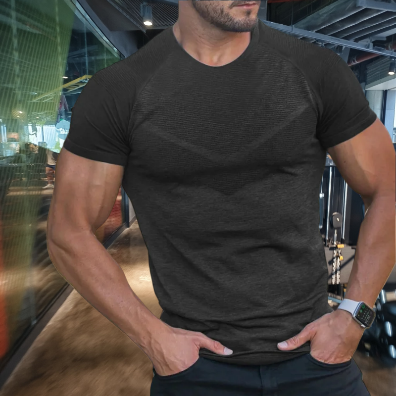 2025 Men's gyms sports T-shirt - Summer Clothing Men 2025 reseña y precio