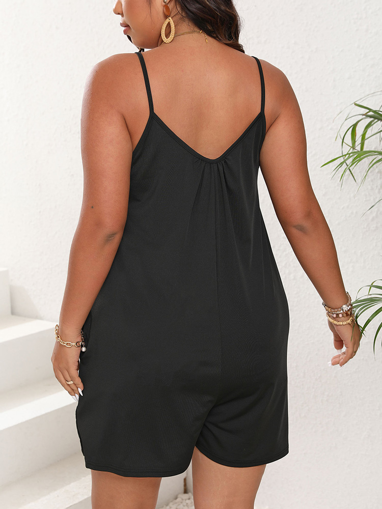 GIBSIE Plus Size Women's Sexy  - Romper Playsuit Women reseña y precio