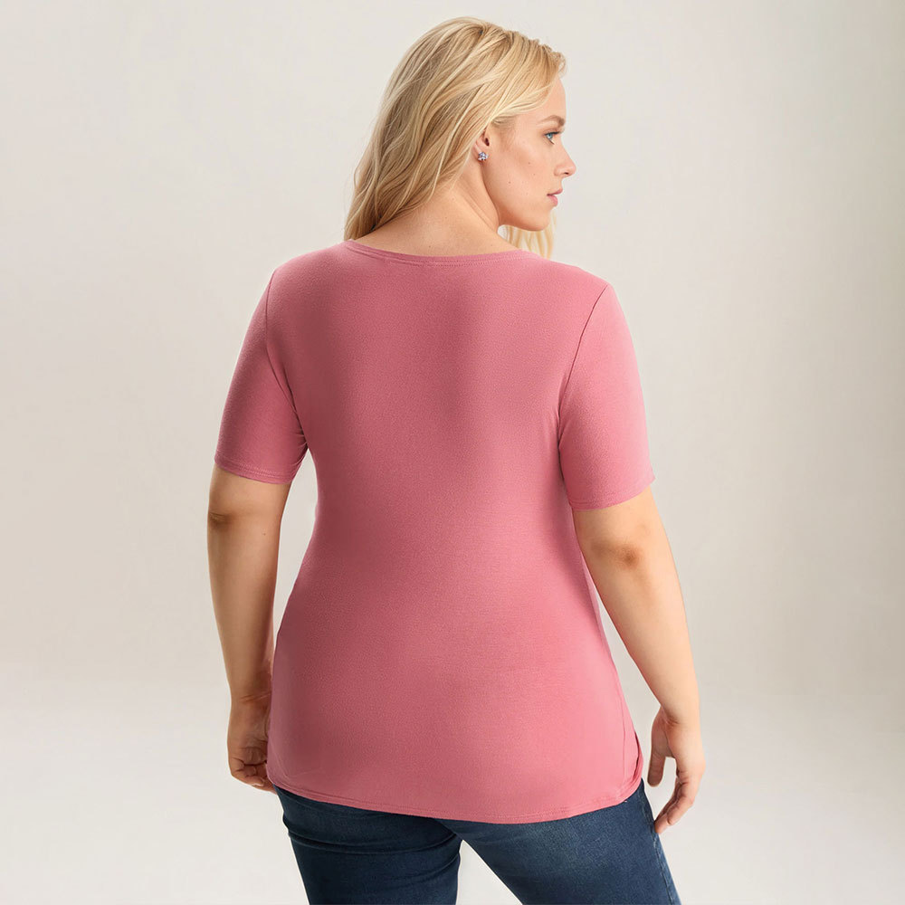 Short sleeved top 2025 new plu - Summer Clothing Looks reseña y precio