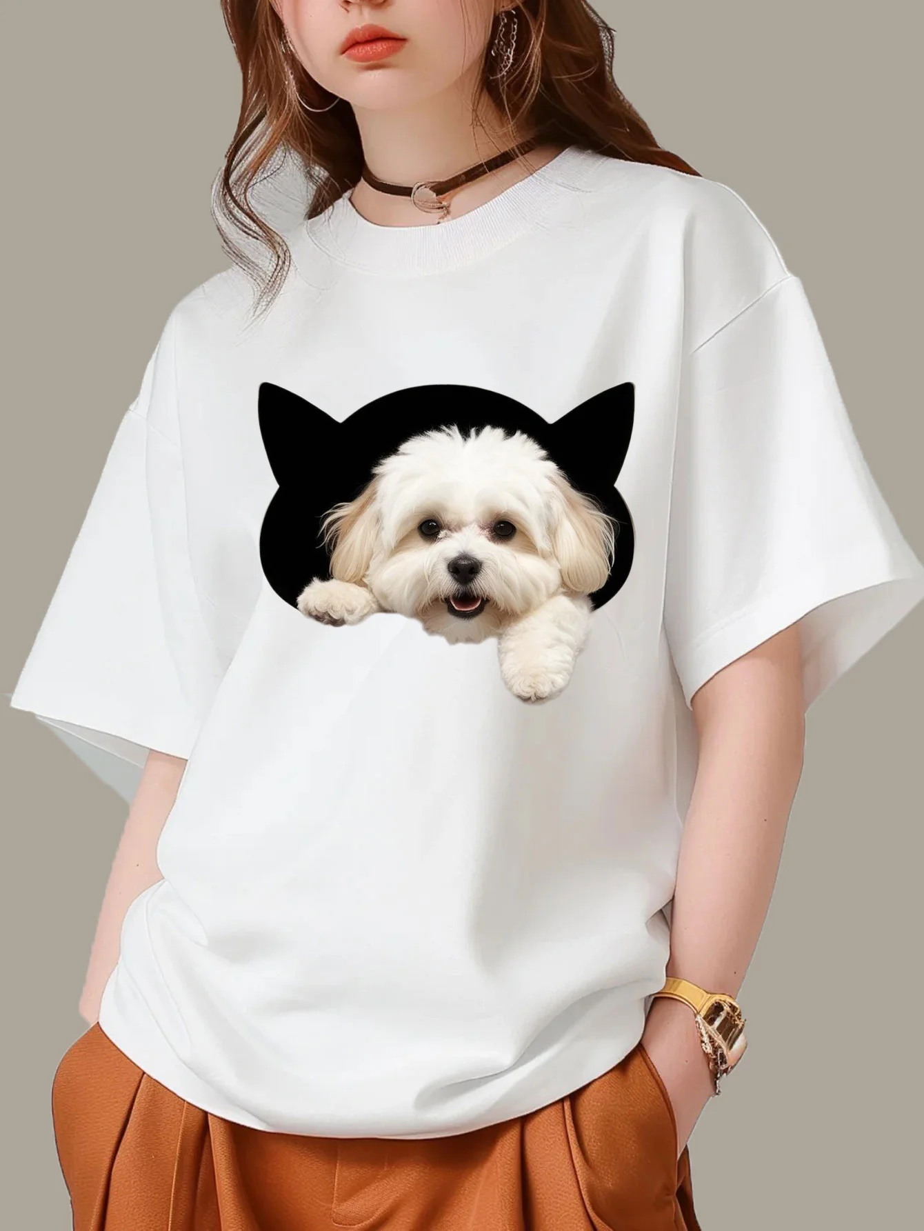 Dog Print Fun & Cheerful Women - Summer Clothing Looks reseña y precio