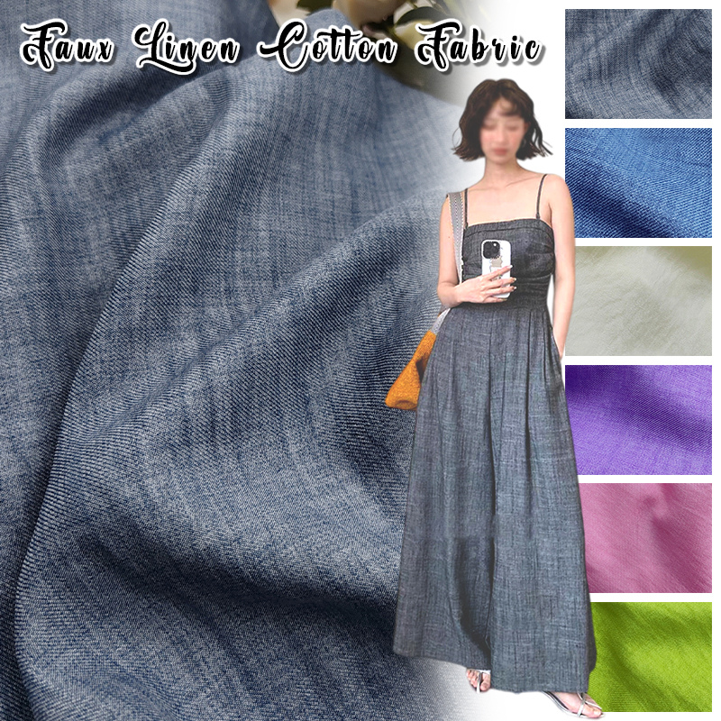 Slightly Wrinkled Soft Breatha - Summer Clothing Material reseña y precio