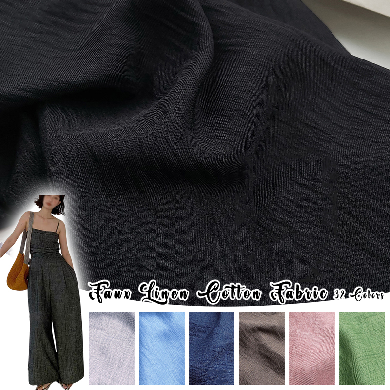 Slightly Wrinkled Soft Breatha - Summer Clothing Material reseña y precio