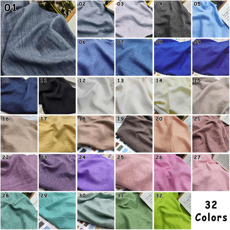 Slightly Wrinkled Soft Breatha - Summer Clothing Material reseña y precio