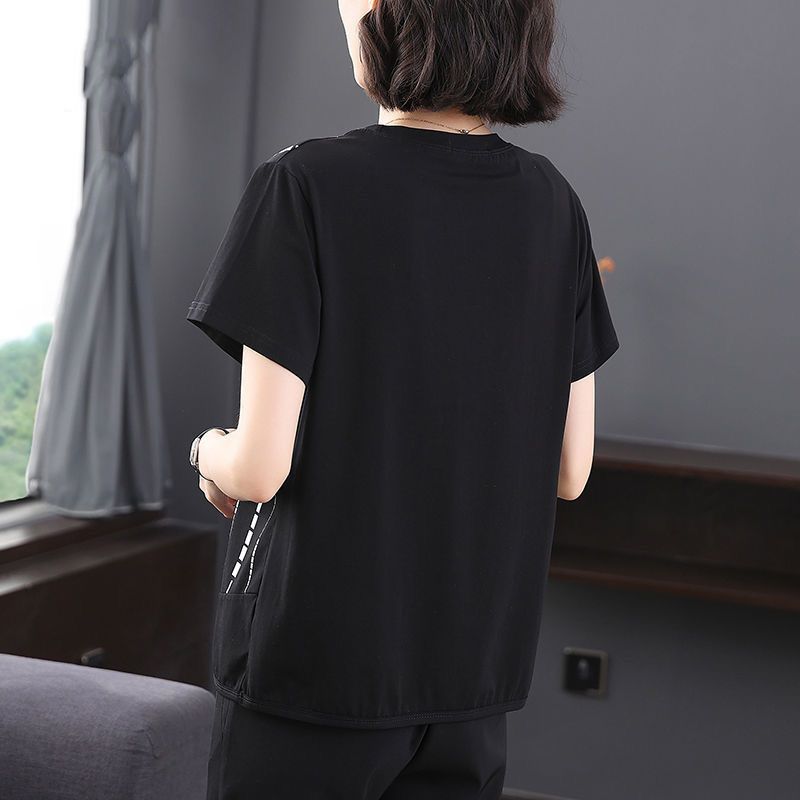 Leisure Elegant Fashion Round  - Summer Clothing For 60 Year Old Woman reseña y precio