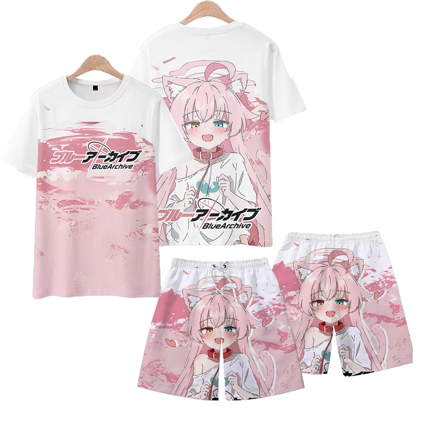 Men's Suits Anime Blue Archive - Summer Clothing For Young Men reseña y precio