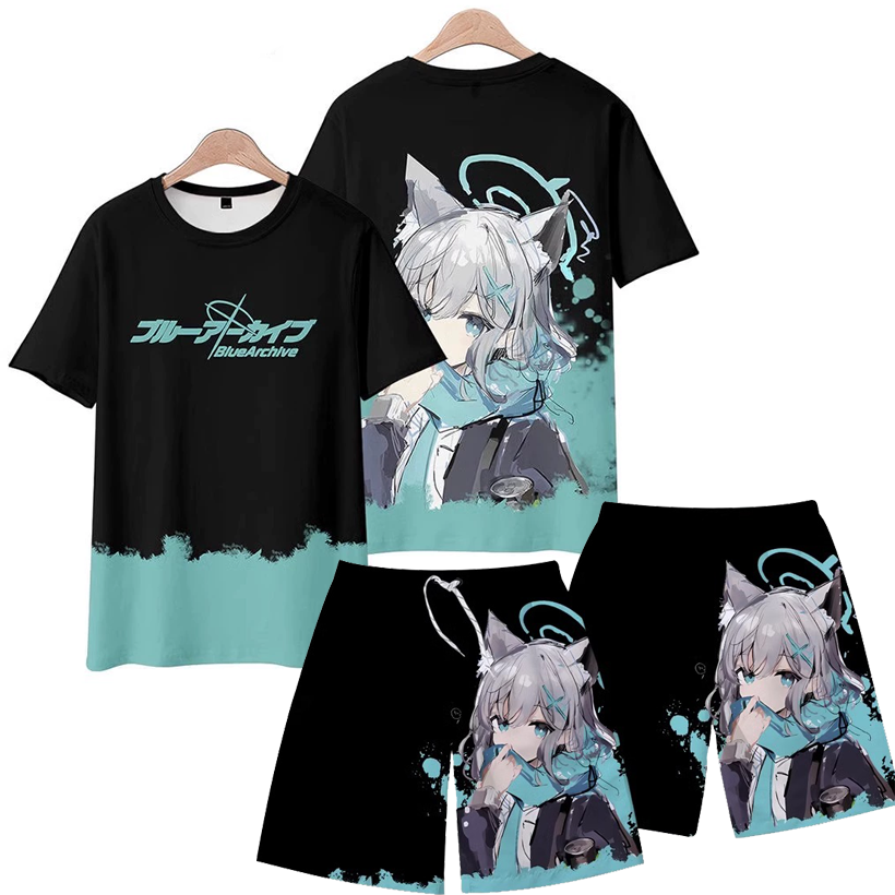 Men's Suits Anime Blue Archive - Summer Clothing For Young Men reseña y precio