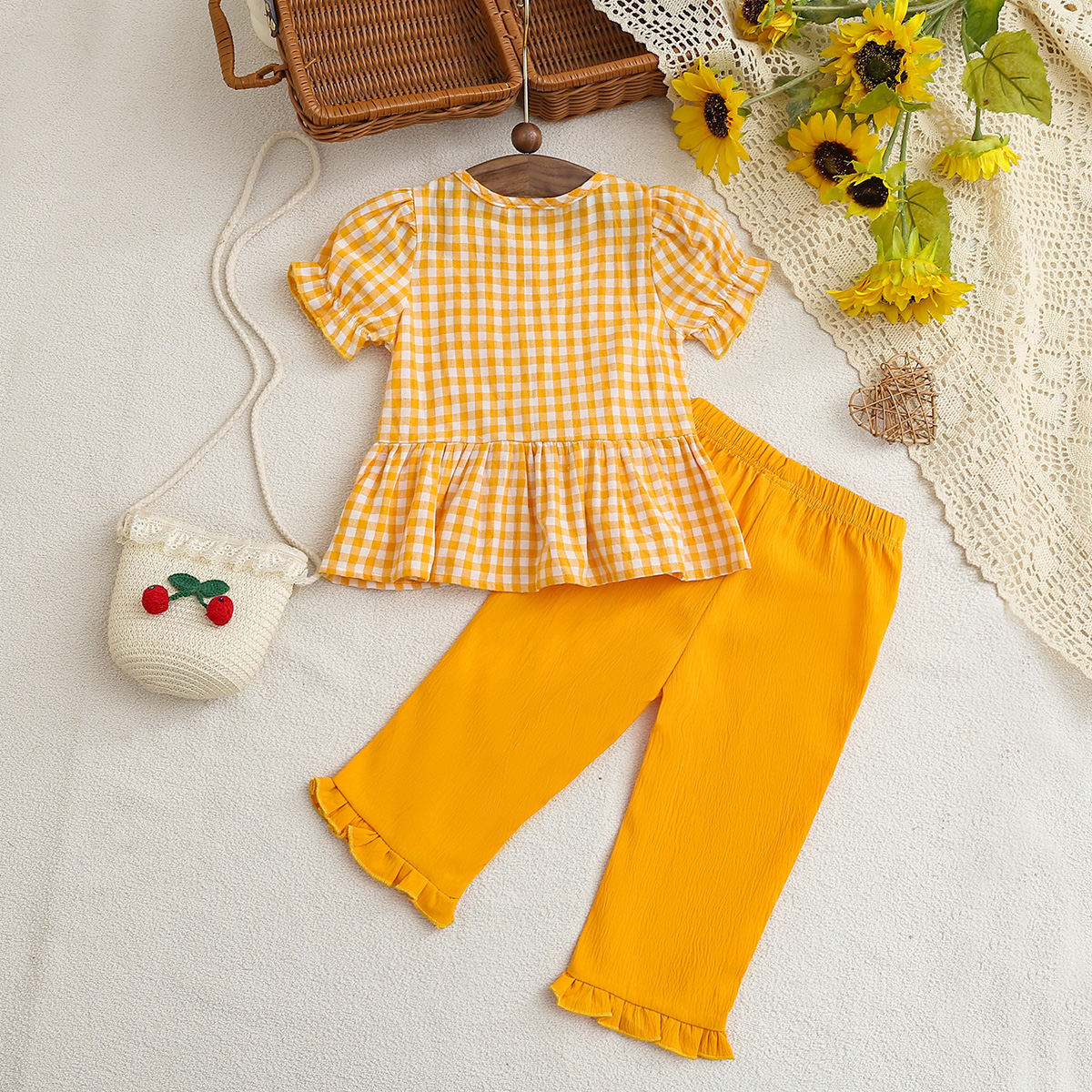 Summer Newborn Girl Yellow Pla - Summer Clothing Looks reseña y precio