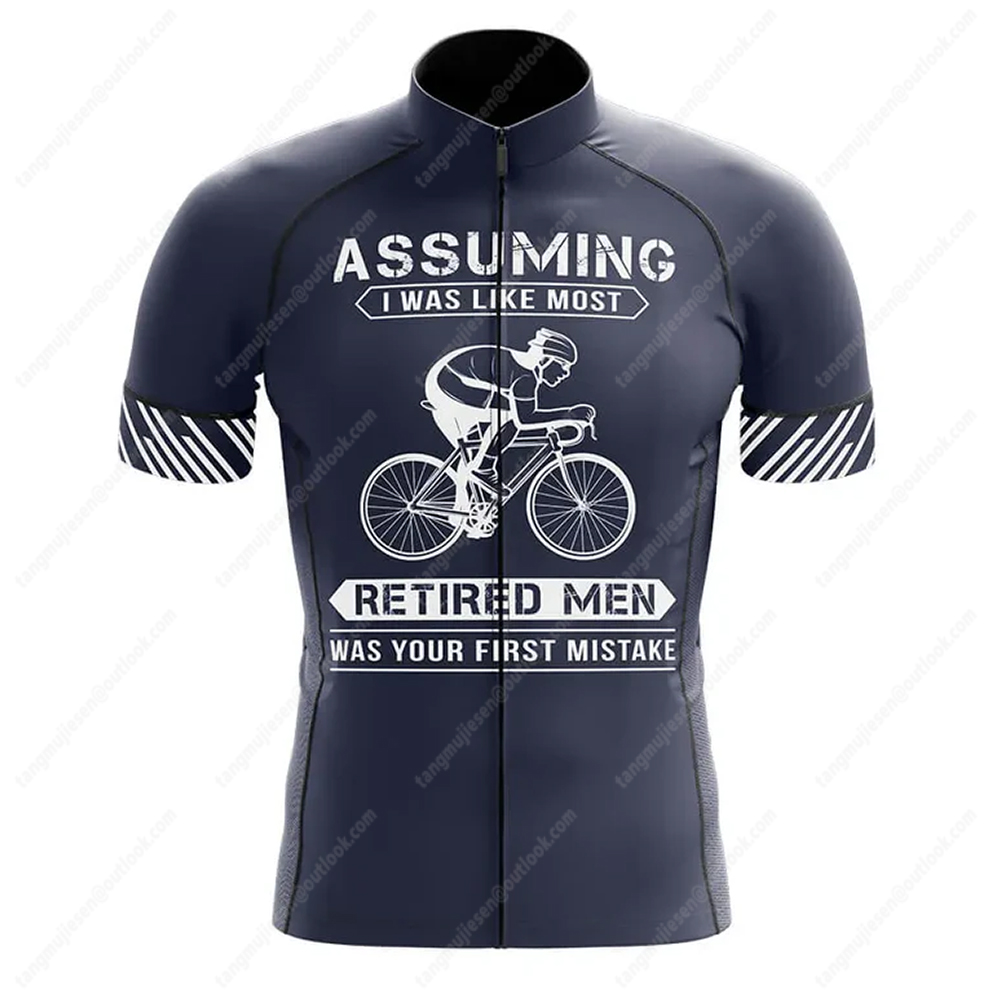 Assume Im Retired Cycling Clot - Summer Jumper Clothing reseña y precio