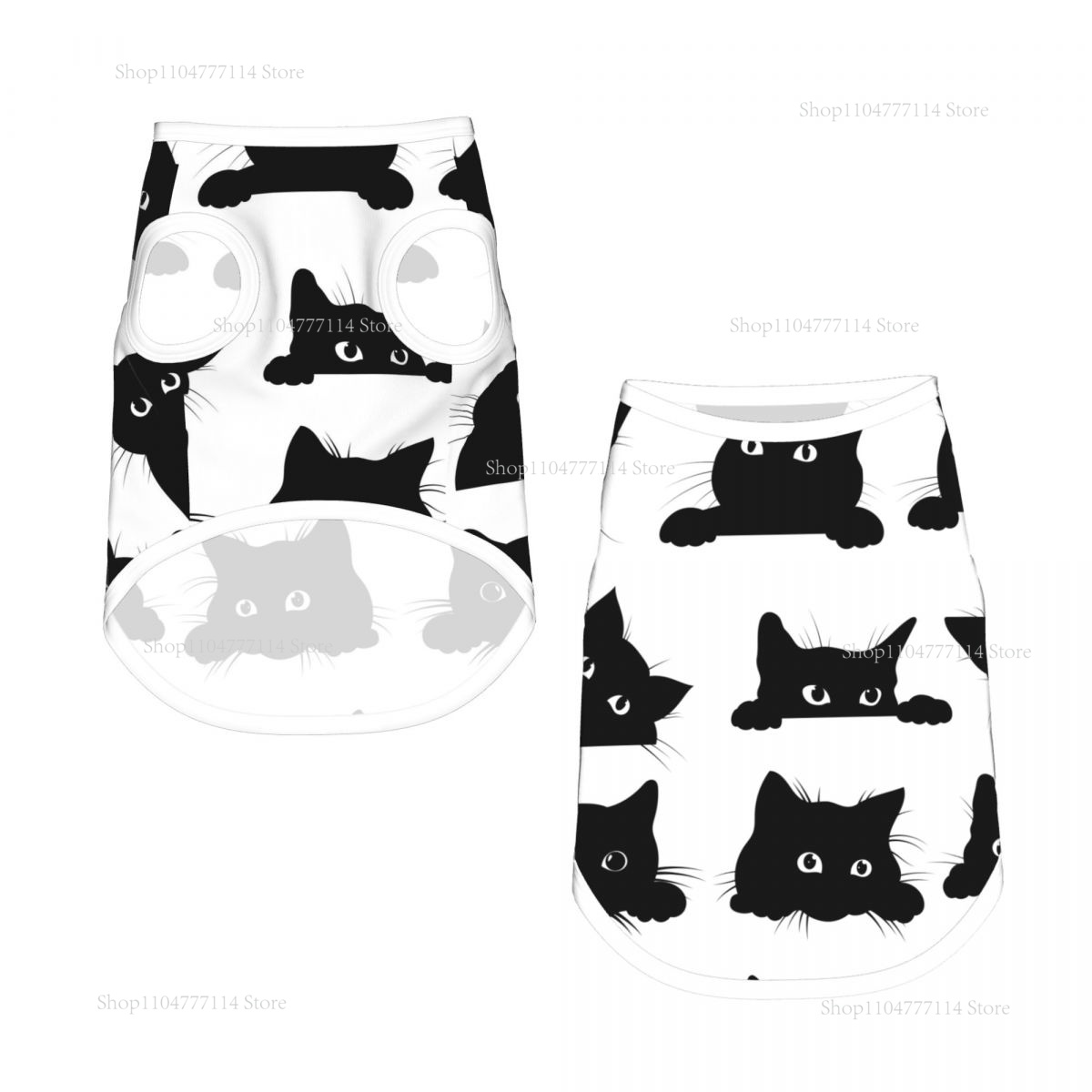 Black Cats Looking Out Of The  - Summer Clothing Looks reseña y precio