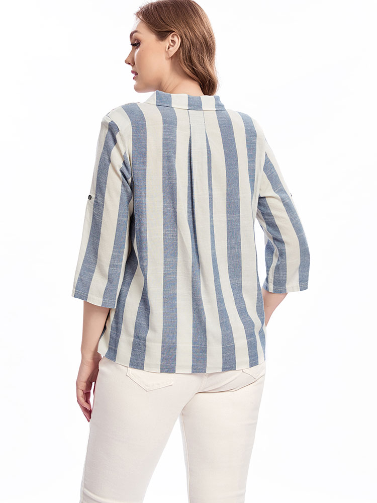 Womens plus size woven lapel s - Summer Clothing Colors reseña y precio