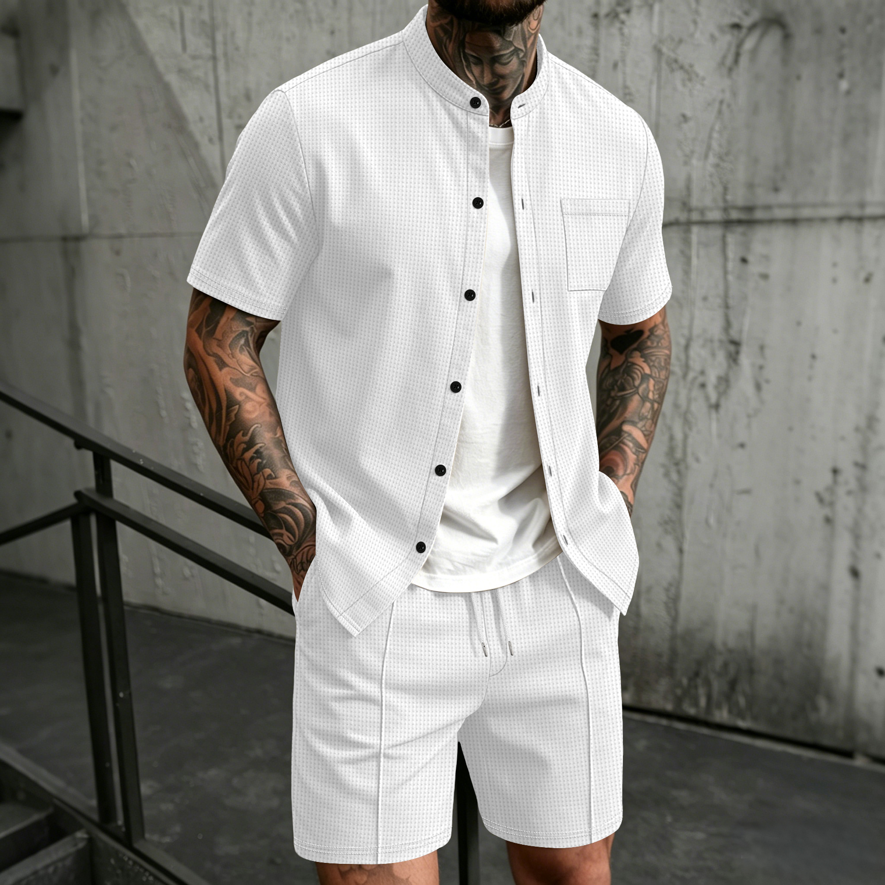 Men's 2 Piece Outfit, Stand Co - Summer Clothing Men reseña y precio