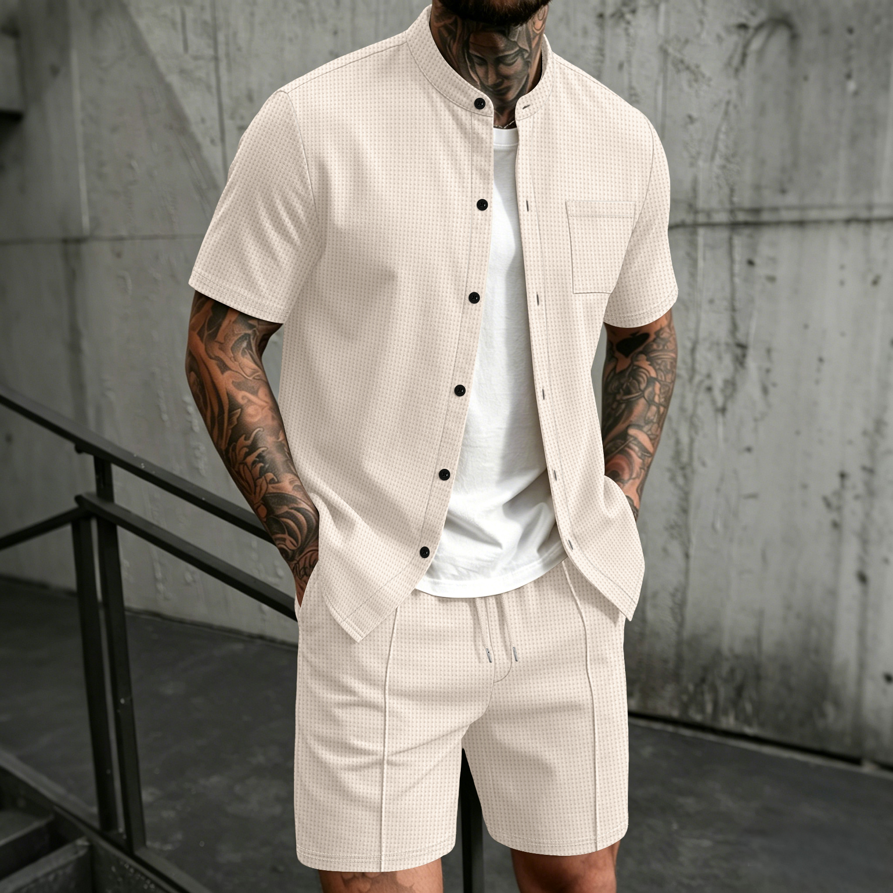 Men's 2 Piece Outfit, Stand Co - Summer Clothing Men reseña y precio