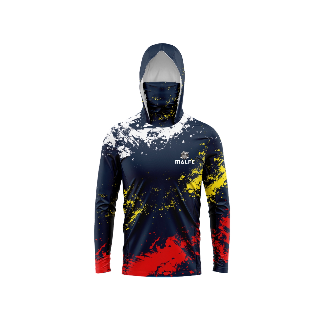 MALFC Men Hood Fishing Shirt l - Rash Guard Long Sleeve reseña y precio