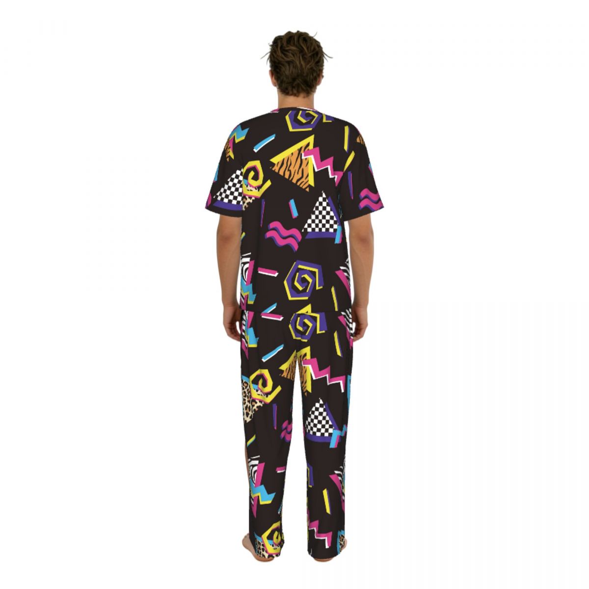 Men Pajamas Suit Short Sleeved - Summer Clothing Long Sleeve reseña y precio