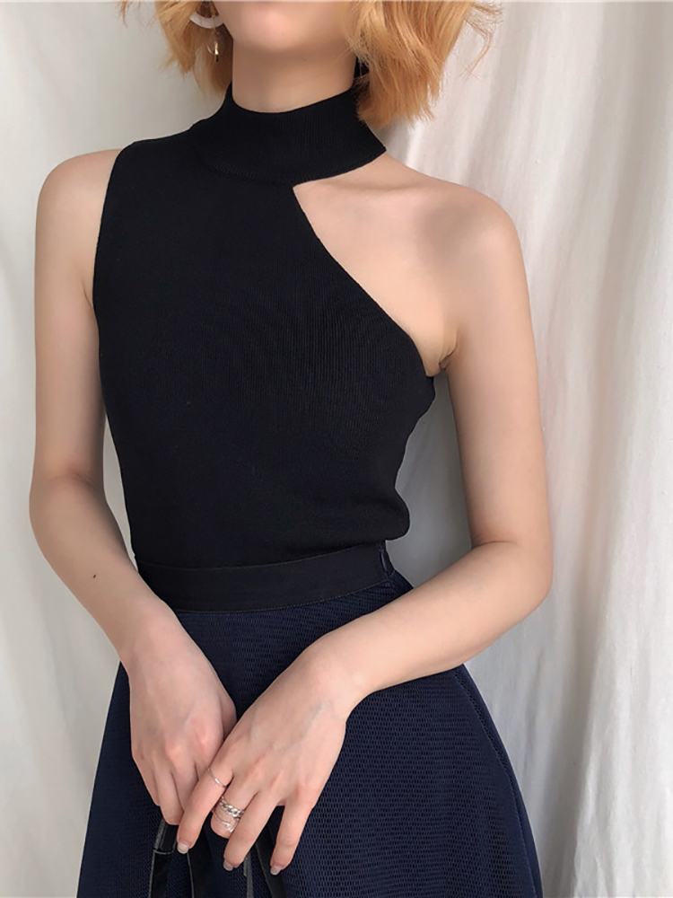 Knitted Sweater Off Shoulder P - Summer Jumper Clothing reseña y precio