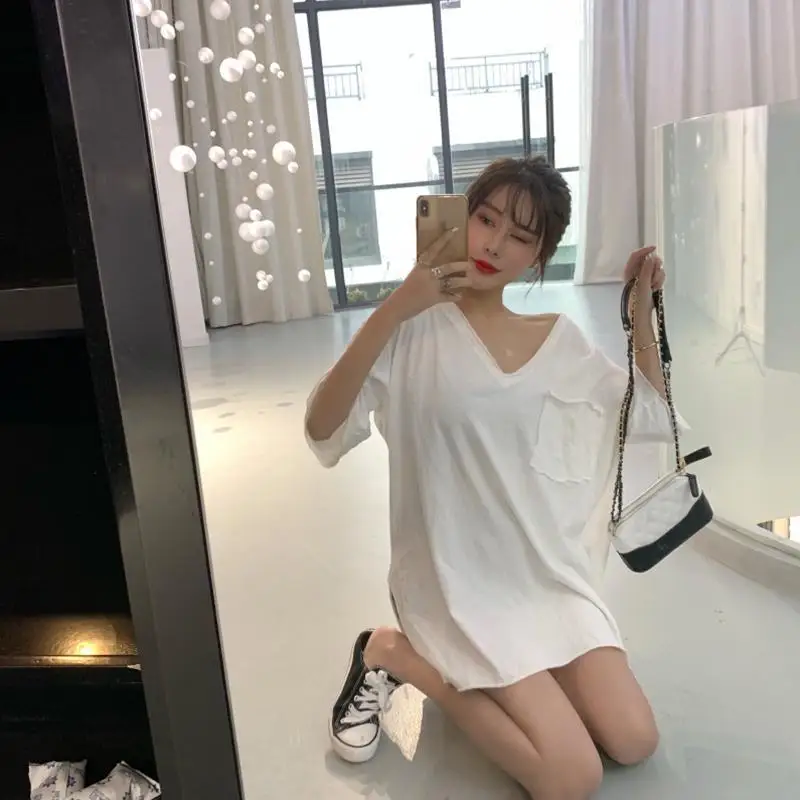 Long Short Sleeve Baggy T Shir - Summer Clothing Reviews reseña y precio