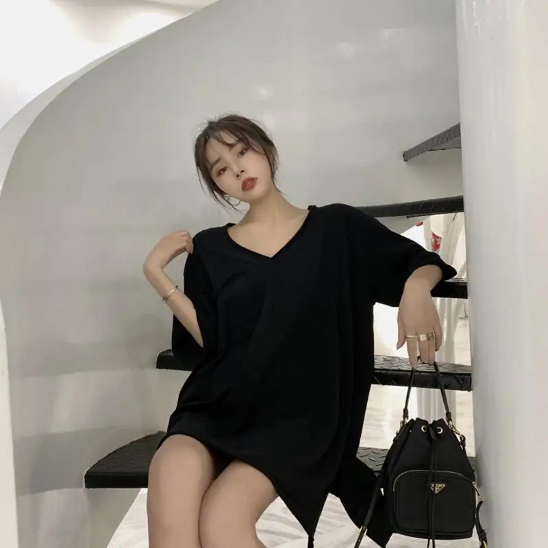 Long Short Sleeve Baggy T Shir - Summer Clothing Reviews reseña y precio