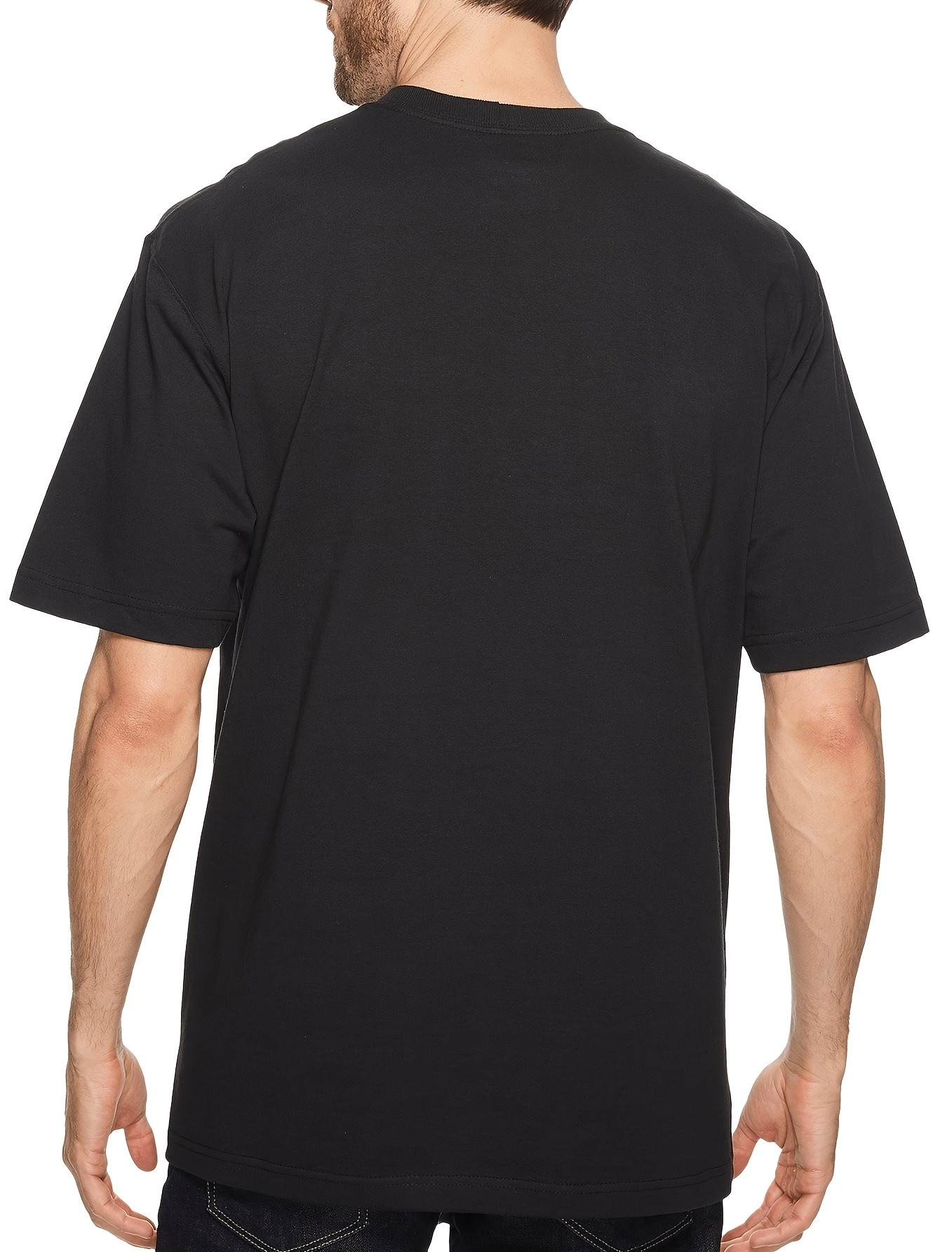 100% Cotton Solid T-shirts men - Summer Clothing Men Fashion reseña y precio