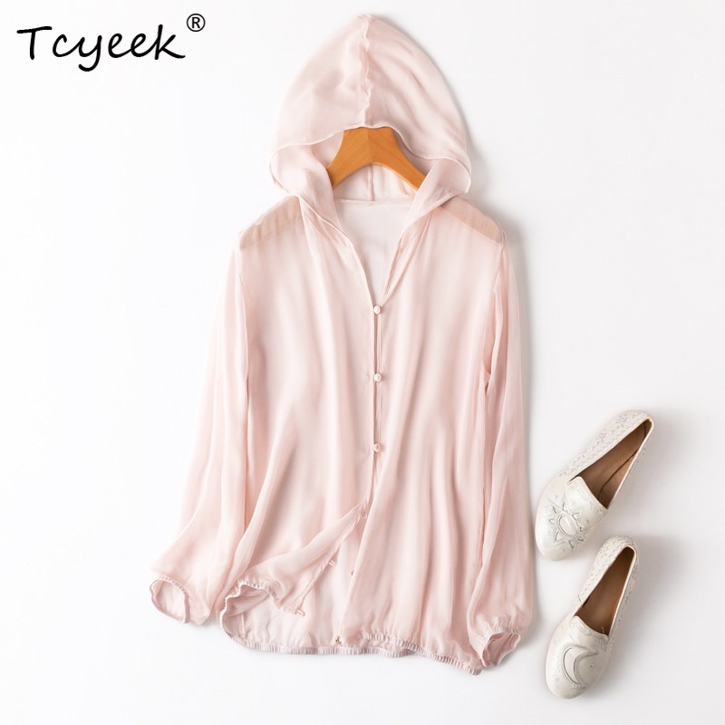 Tcyeek 100% Real Mulberry Silk - Summer Clothing Usa reseña y precio