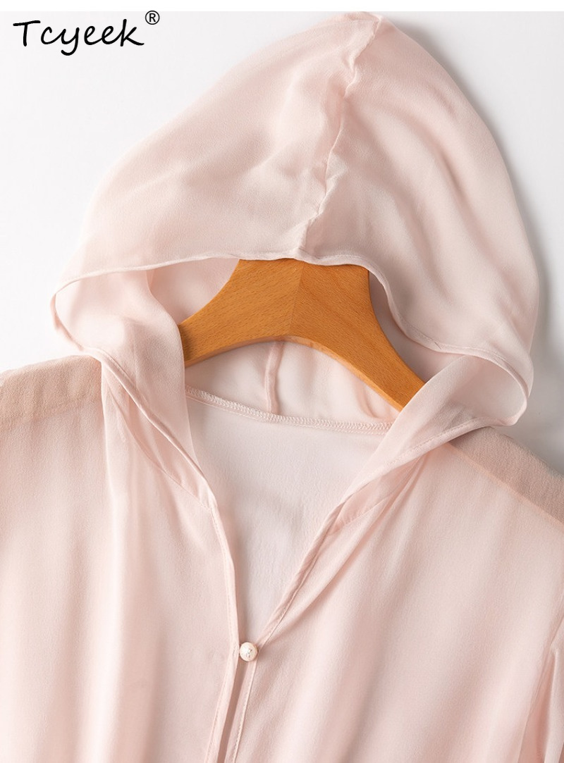 Tcyeek 100% Real Mulberry Silk - Summer Clothing Usa reseña y precio