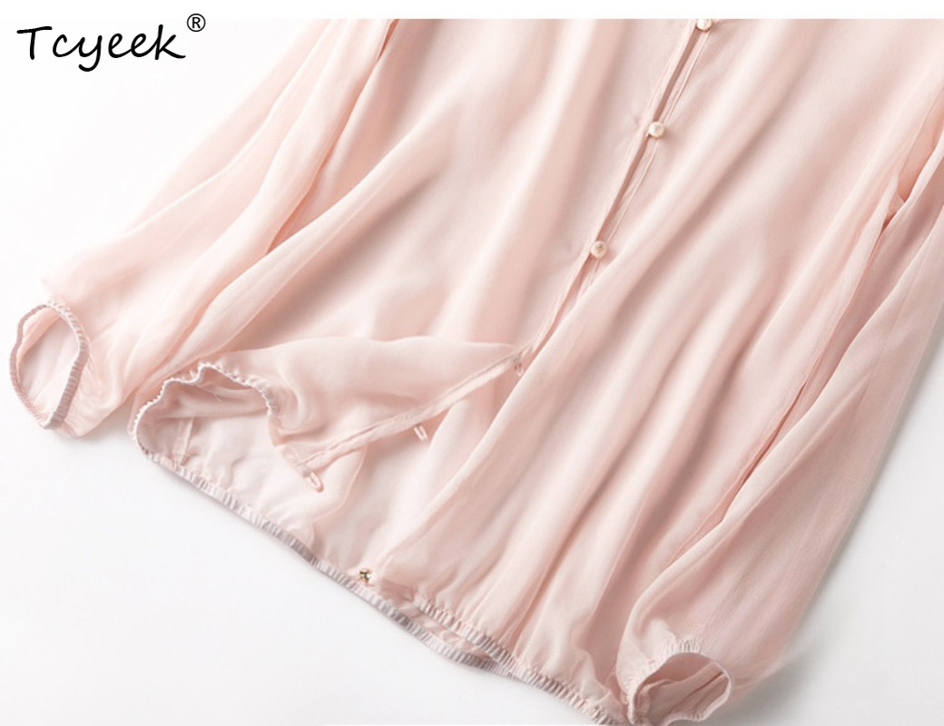 Tcyeek 100% Real Mulberry Silk - Summer Clothing Usa reseña y precio