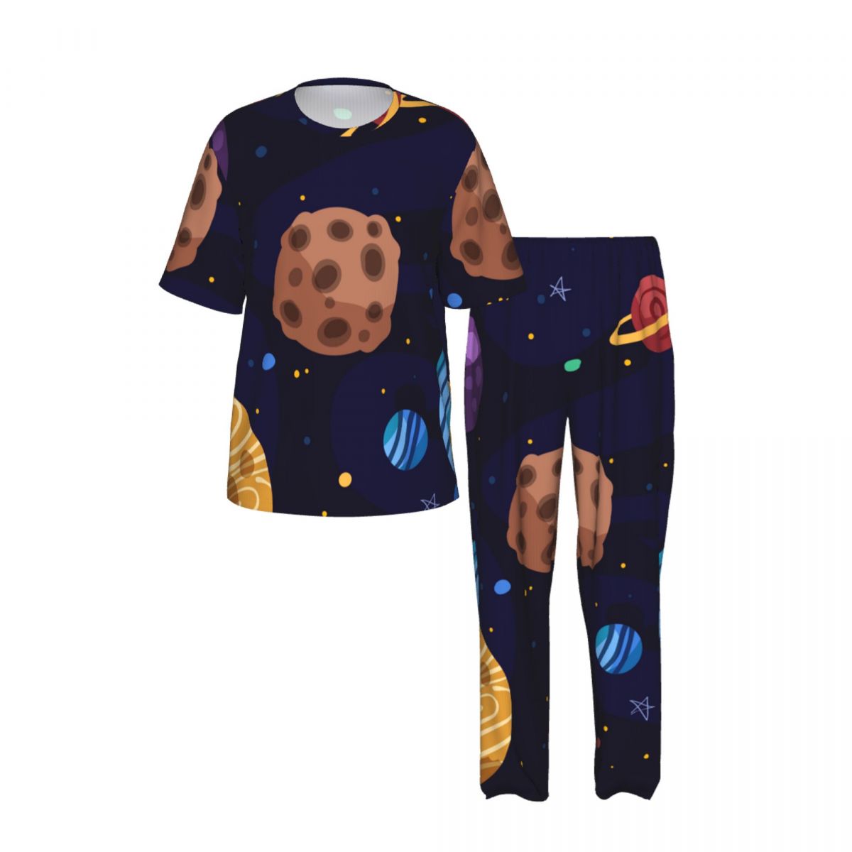 Men Pajamas Suit Short Sleeved - Summer Clothing Long Sleeve reseña y precio