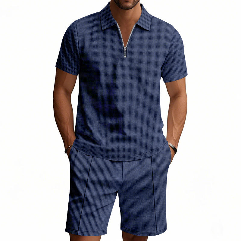 Summer Casual Men's Zipper Sho - Summer Clothing Styles reseña y precio