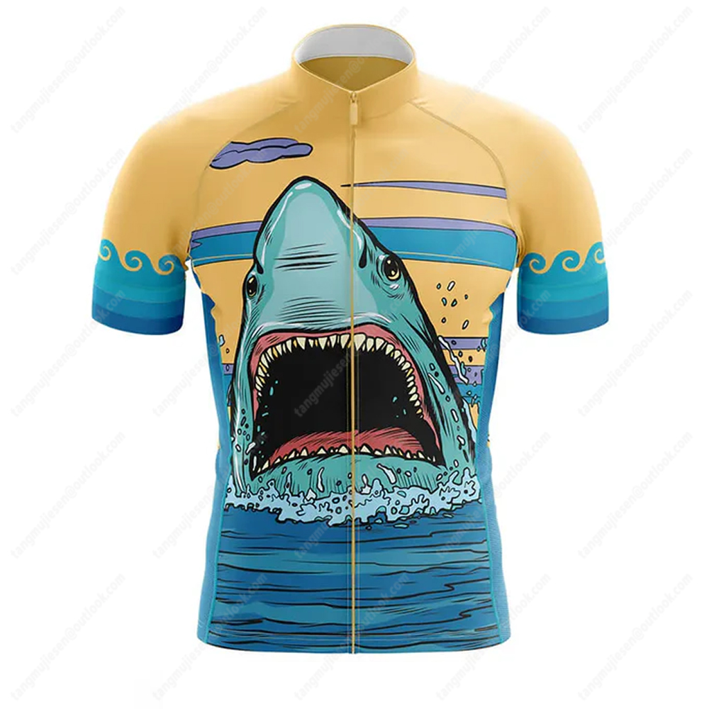 Shark Cycling Team Clothes Mtb - Summer Jumper Clothing reseña y precio