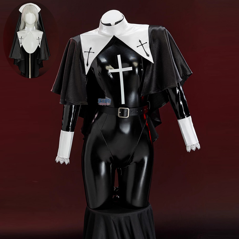 Nun Cosplay Costume Women Sexy - Romper Playsuit Women reseña y precio