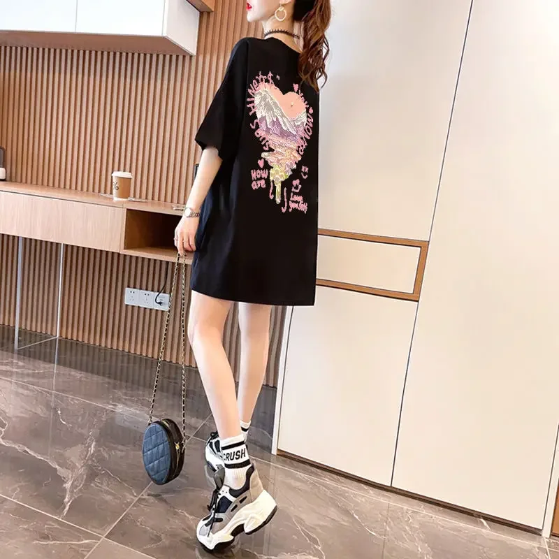 Short Sleeve Graphic Baggy T S - Summer Clothing Reviews reseña y precio