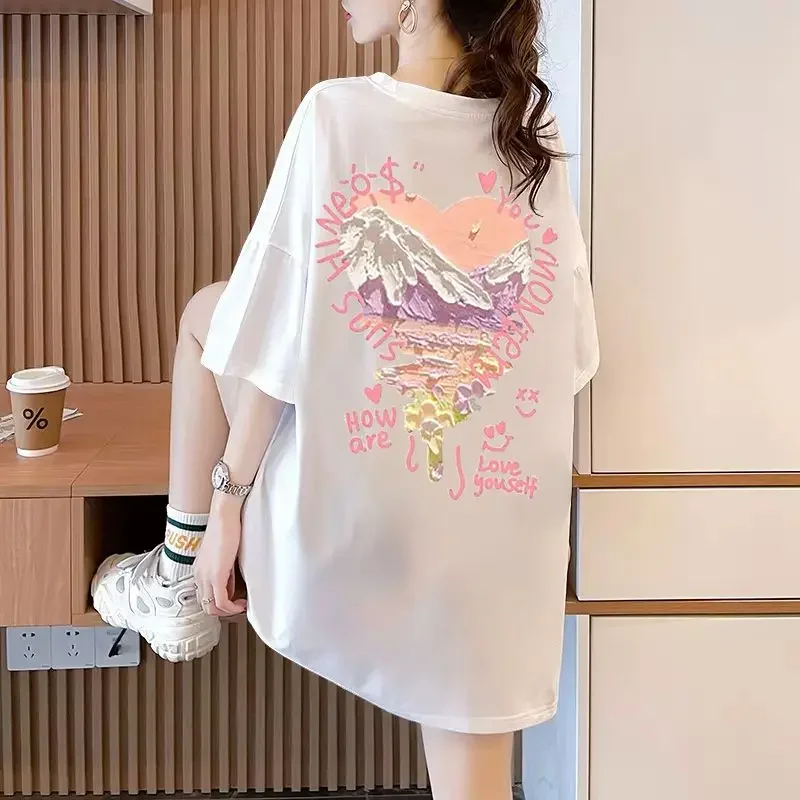 Short Sleeve Graphic Baggy T S - Summer Clothing Reviews reseña y precio