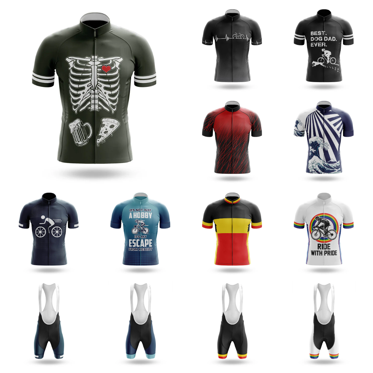 Bike On Road Cycling Jersey Cl - Summer Jumper Clothing reseña y precio