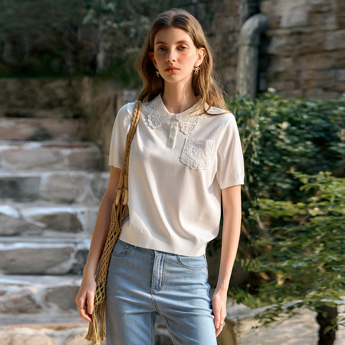 OLrain White Pullover Sweater  - Summer Jumper Clothing reseña y precio