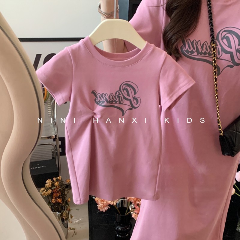 Summer Parent-child T-shirts C - Summer Clothing Looks reseña y precio